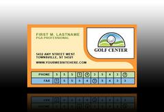 golf-lessons-business card-template